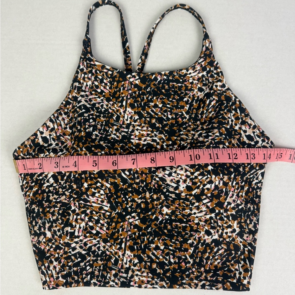 Old Navy Active Set Medium Sports Bra + Biker Shorts Printed Workout Gym - Picture 13 of 15